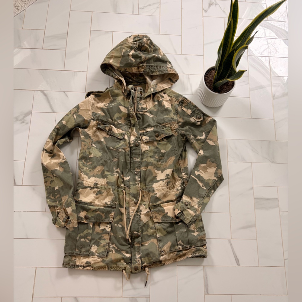 Woman’s camo jacket